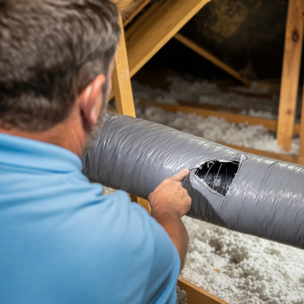 Illustration for air duct cleaning in Davie